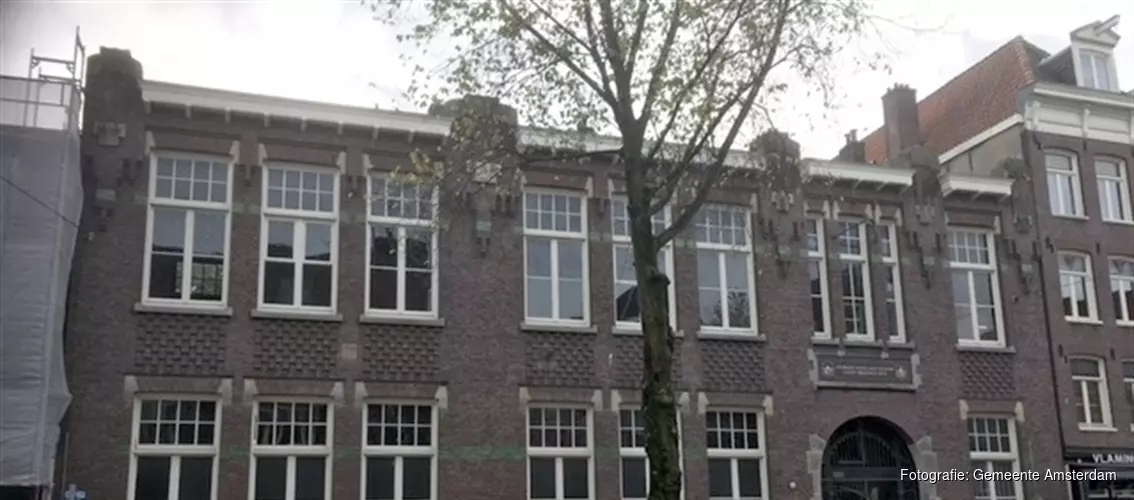 Lindengracht 93, verbouwing schoolgebouw