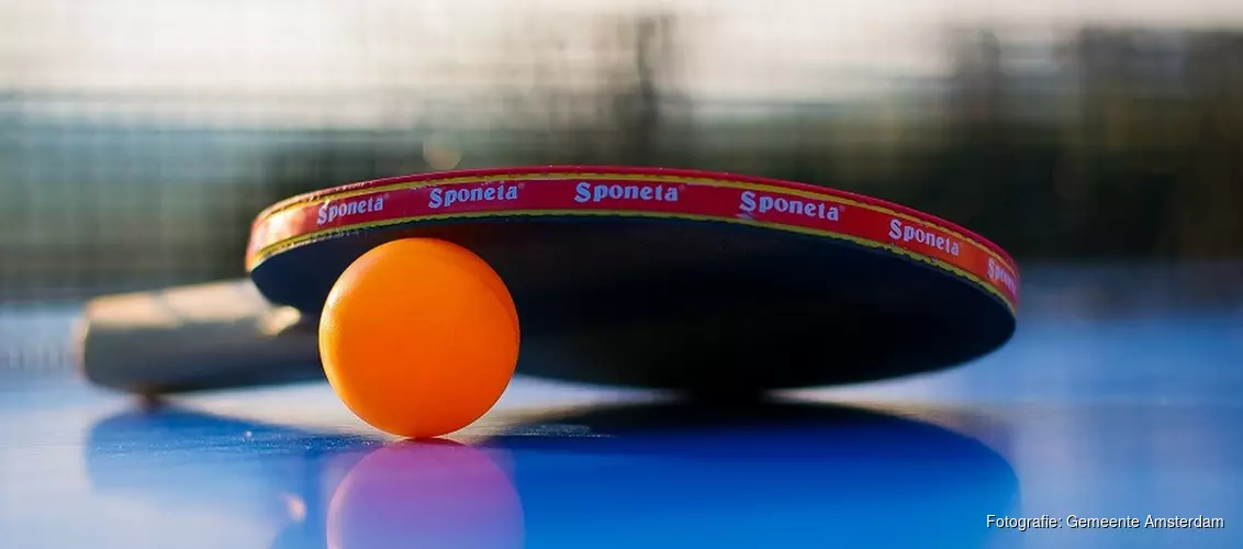Tafeltennis op IJburg