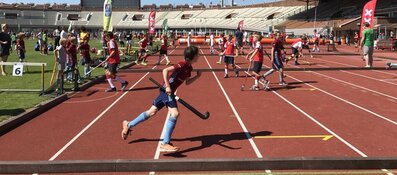 Sportspektakel in het Olympisch Stadion