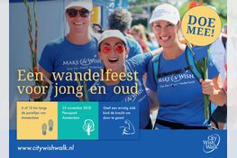 Make-A-Wish organiseert nieuw wandelevenement in Amsterdam