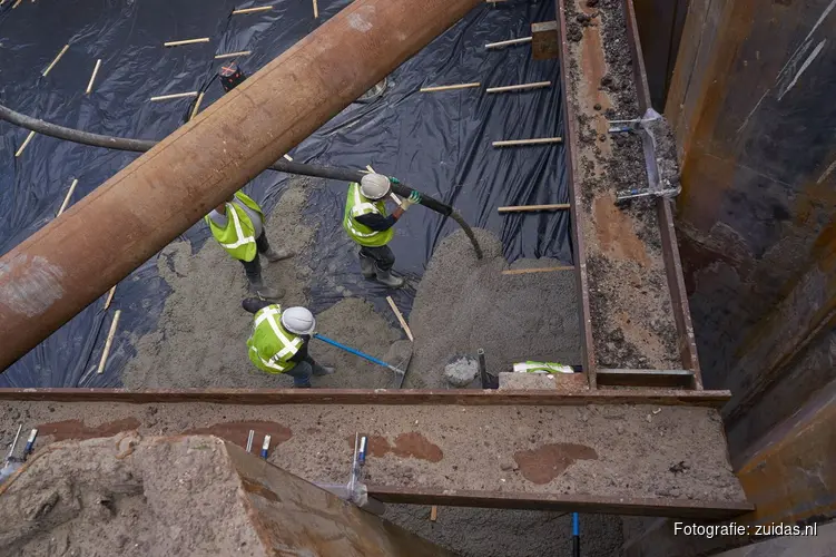 Hoogste punt kern EMA-gebouw Zuidas