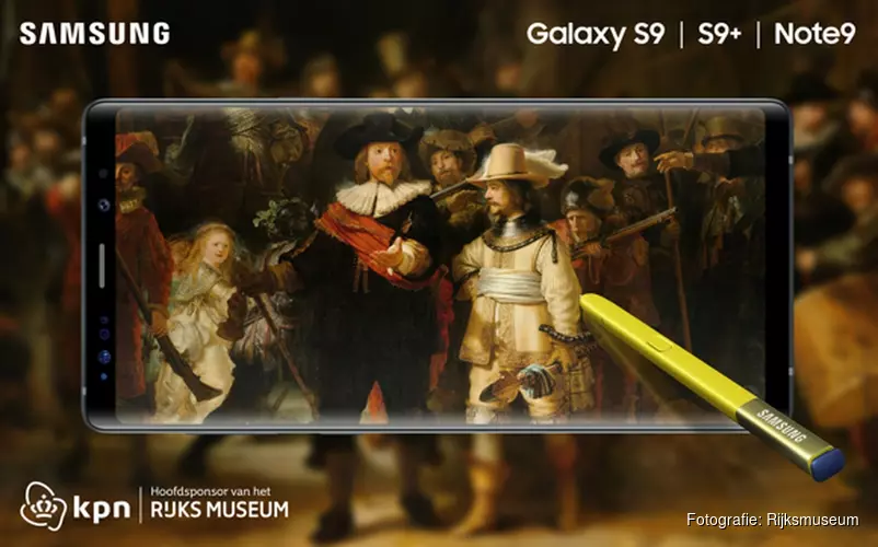 KPN en Samsung lanceren Hollandse meesterwerken Rijksmuseum op Galaxy smartphones
