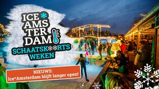Ice*Amsterdam blijft langer geopend door schaatskoorts!