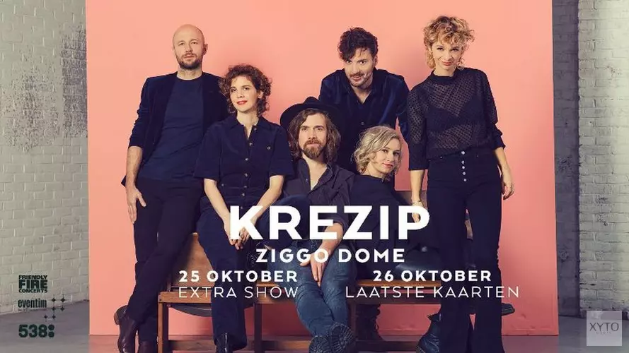 Krezip kondigt tweede show aan in Ziggo Dome