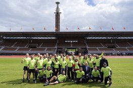 Estafettelopers hebben het bevrijdingsvuur naar Amsterdam gebracht