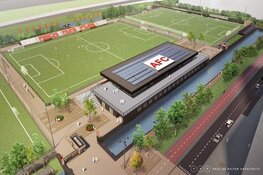 Nieuw sportpark en nieuw clubgebouw voor voetbalvereniging AFC op de Zuidas