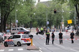 Bouwvakkers vinden handgranaat voor pand Amsterdam