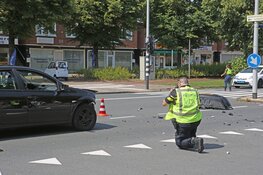 Blikschade en verkeershinder door ongeval op Johan Huizingalaan in Amsterdam
