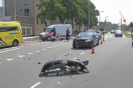 Blikschade en verkeershinder door ongeval op Johan Huizingalaan in Amsterdam