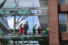 Bouwvakker gewond na val in pand Amsterdam