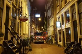 Droger in brand in bergruimte