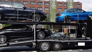 Trouwstoet aan de kant gezet