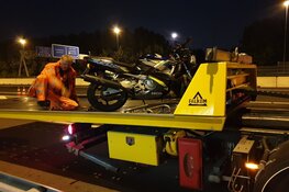 Motorrijder aangehouden na aanrijding