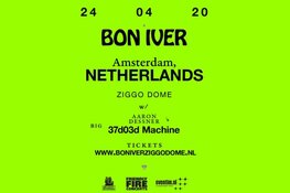 Bon Iver op 24 april naar Ziggo Dome