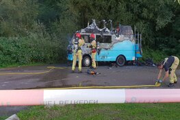 Camper in brand in Amstelveen