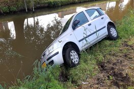 Auto te water in Amsterdam