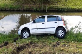 Auto te water in Amsterdam