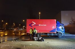 Bromfietser zwaargewond in Westpoort