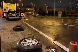 Crash op A10: twee gewonden, vermoedelijk lachgas in het spel