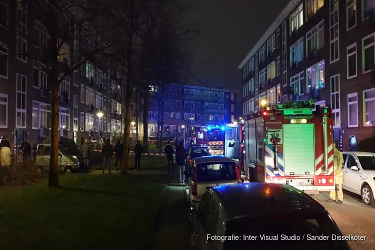 Brand in kelderbox Bos en Lommer