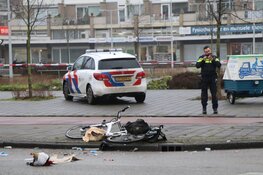 Vrachtwagen tegen fietser