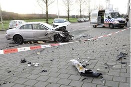 Ongeval met drie auto's Rhoneweg