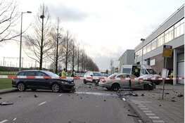 Ongeval met drie auto's Rhoneweg
