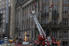 Grote brand voor hotel in hartje Amsterdam