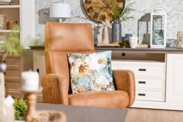 Droom weg in een relaxfauteuil