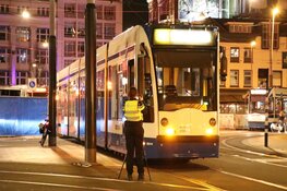 Fietser in aanrijding met tram bij Leidseplein