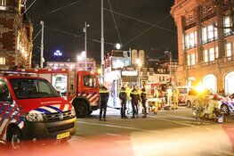 Fietser in aanrijding met tram bij Leidseplein