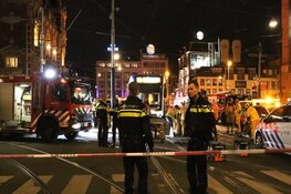 Fietser in aanrijding met tram bij Leidseplein