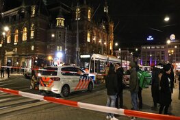 Fietser in aanrijding met tram bij Leidseplein