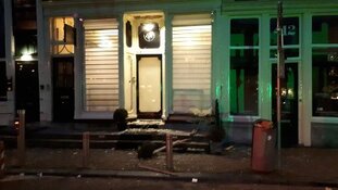 Plofkraakpoging luxe horlogezaak Singel