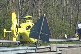 A8 afgesloten vanwege ravage na ongeval