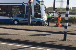 Aanrijding tussen tram en auto op IJburg