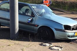 Aanrijding tussen tram en auto op IJburg