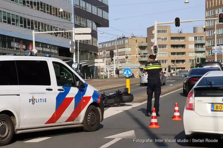 Motorrijder gewond bij aanrijding