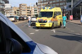Motorrijder gewond bij aanrijding