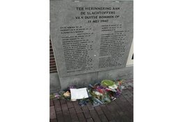 Bombardement 1940 Blauwburgwal herdacht