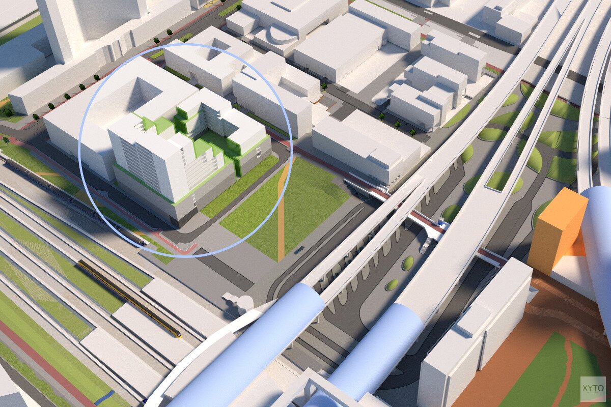 Gemeente Amsterdam en de Alliantie Ontwikkeling tekenen voor nieuwe  woningen en een publieke fietsenstalling in Sloterdijk-