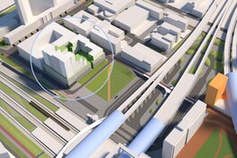 Gemeente Amsterdam en de Alliantie Ontwikkeling  tekenen voor nieuwe woningen en een publieke fietsenstalling in Sloterdijk-Centrum