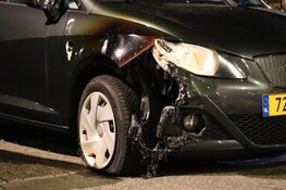 Glazenwassersbusje in brand