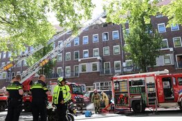 Woningbrand in Amsterdam onder controle, omliggende huizen ontruimd