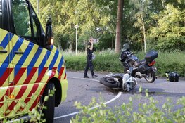 Twee motorfietsen tegen elkaar in Amstelveen