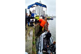 Succesvolle poging berging Ferrari