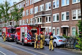 Brand bij woning Hoofdweg Amsterdam
