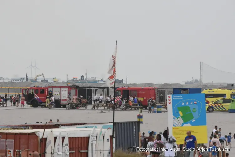 Drenkeling strand IJburg overleden
