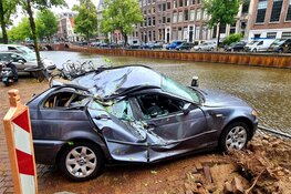 Auto total loss in Amsterdam