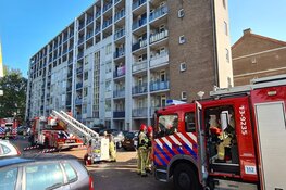 Grote brand in appartement in Amsterdam Nieuw-West
